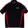 Hustlin USA - Black with Red Polo